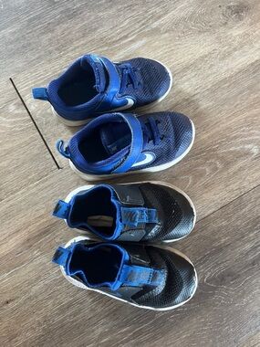 Nike Toddler Boy size 7 sneakers (two pairs included)